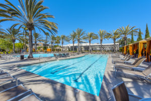 Resort style pool area at Three Sixty South Bay