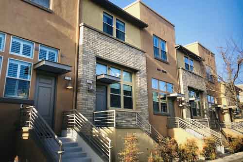 The Row townhomes in Three Sixty