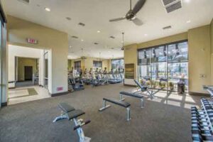 Fitness center and gym at Three Sixty