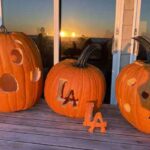 Dodger-Pumpkins - Three Sixty At South Bay Dodgers pumpkins